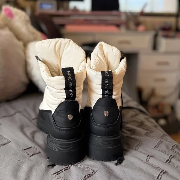 Nine West Monochrome High-Top Sneakers - Picture 5 of 13